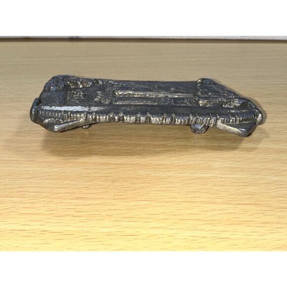 Vintage 1981 Bergamot Brass Works Lumberjack Logger Belt Buckle - Picture 3 of 8